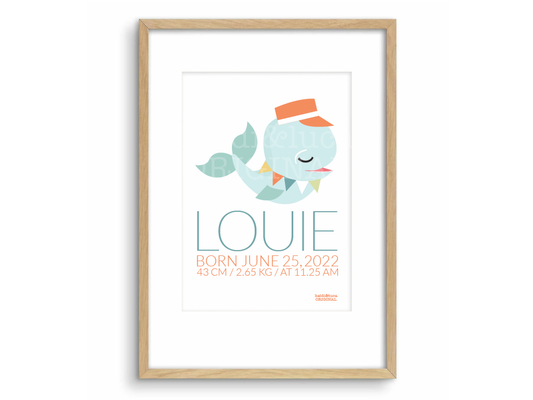 Louie Birth Print