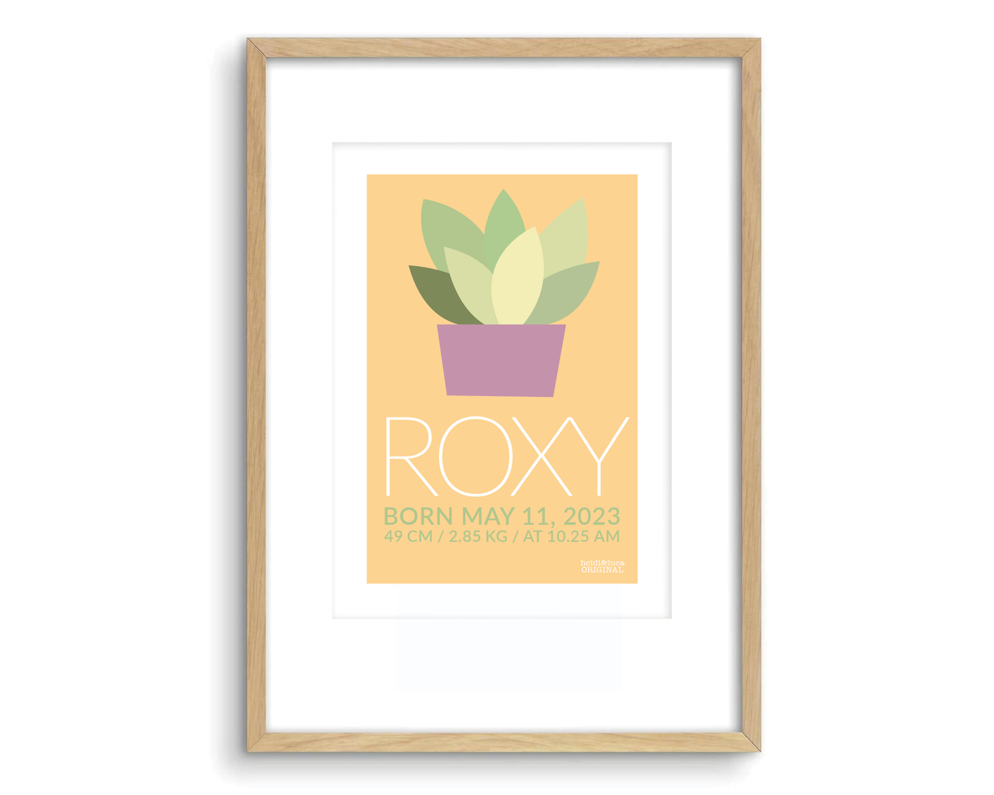 Yukka Birth Print