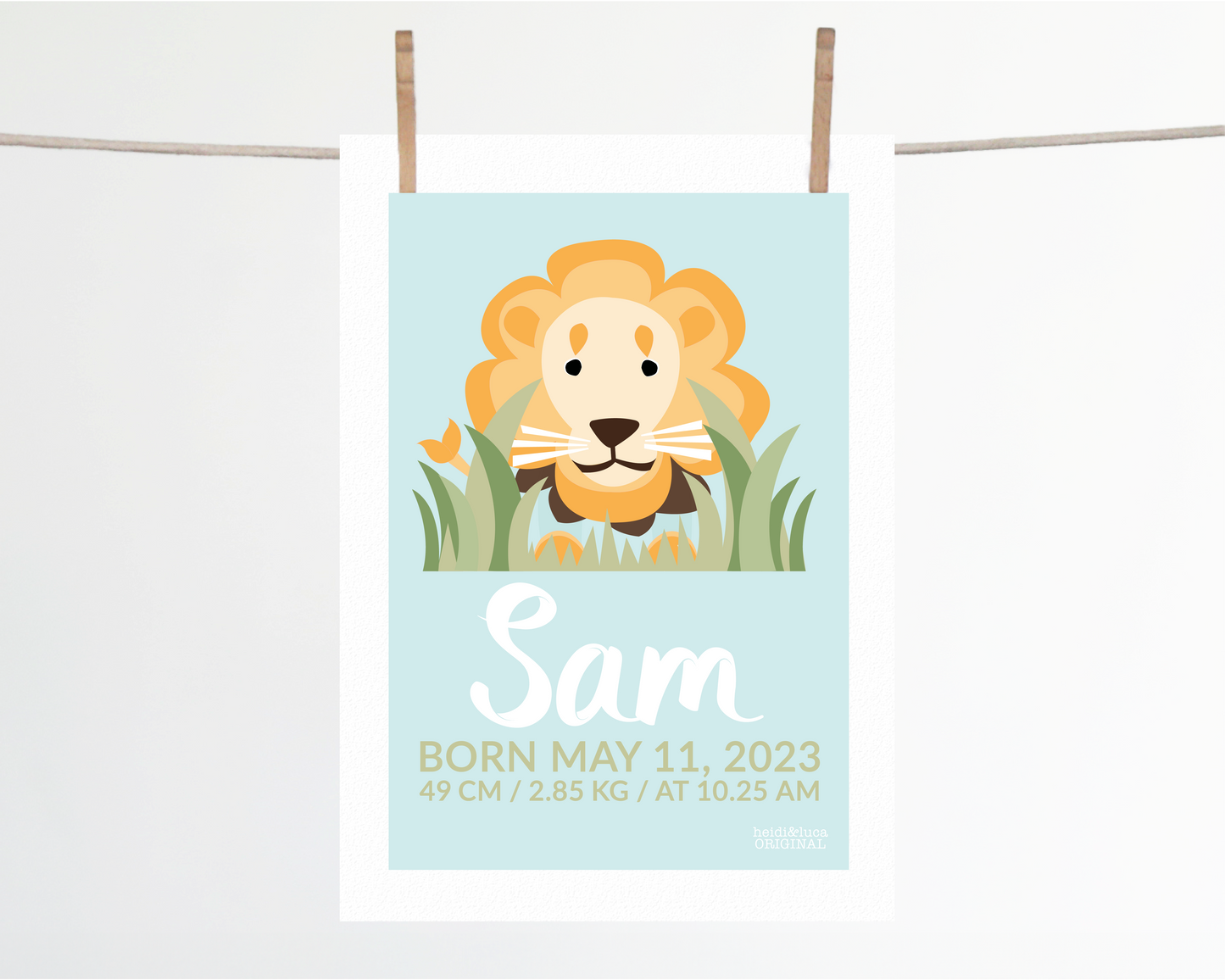 Lionel Birth Print