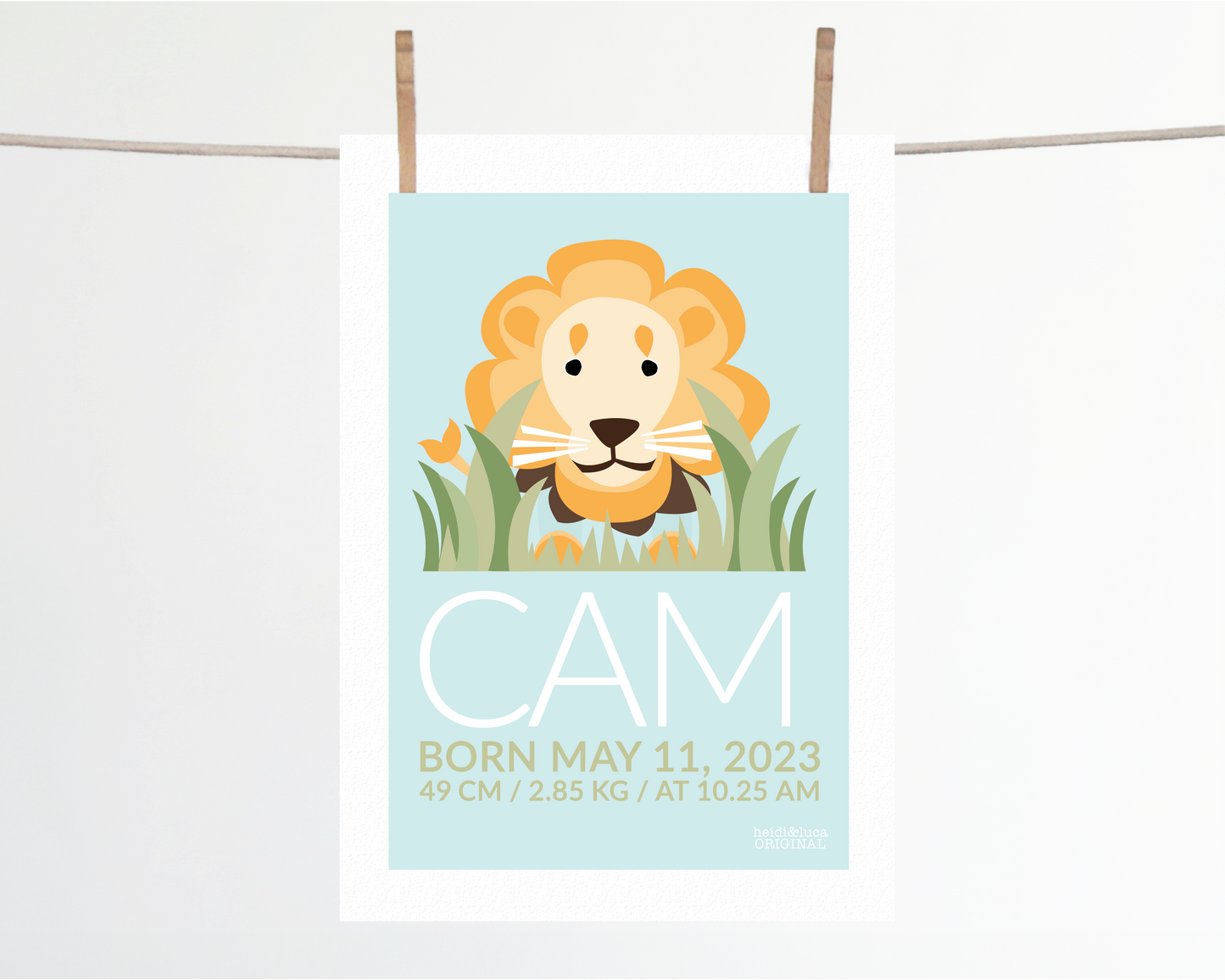 Lionel Birth Print