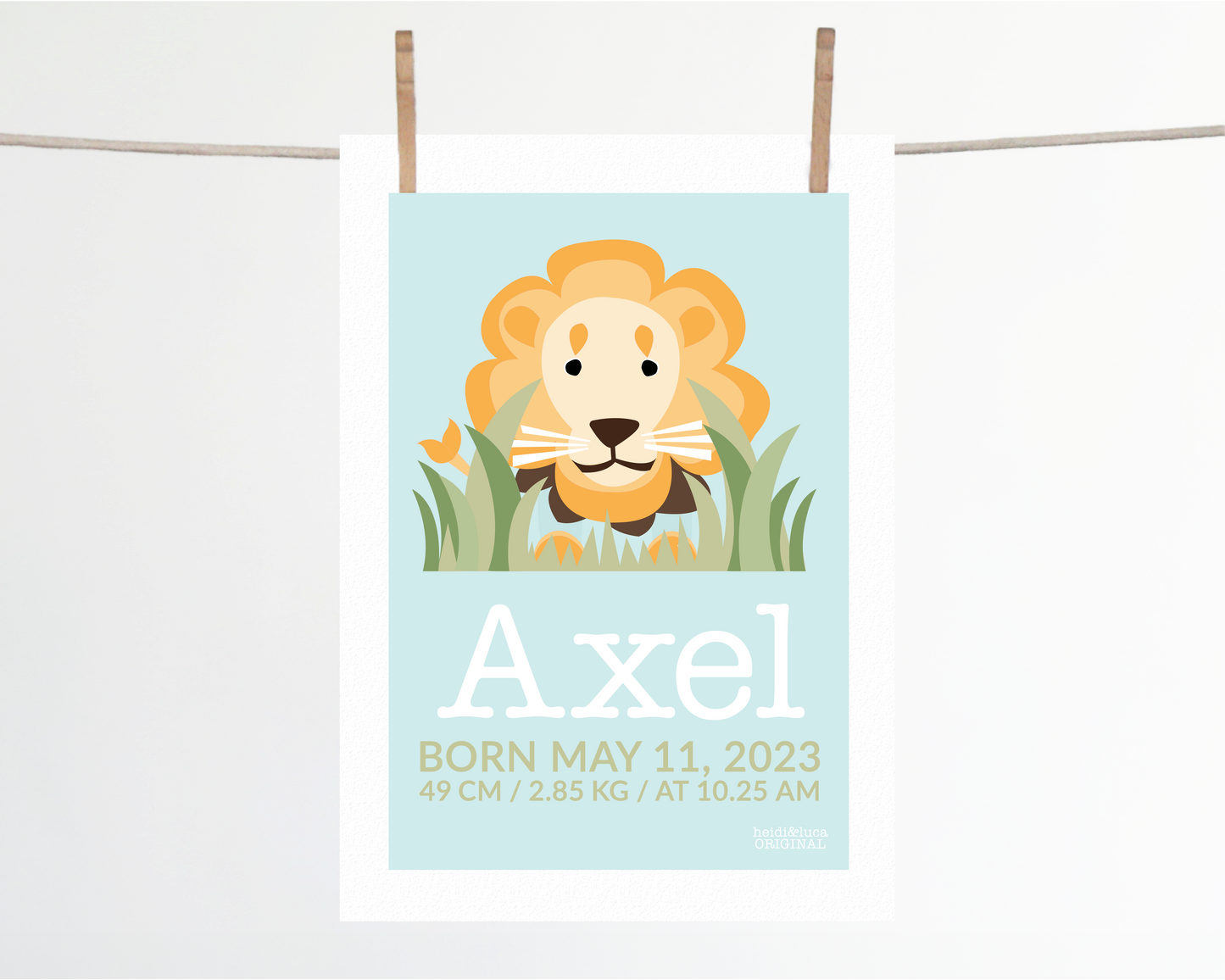 Lionel Birth Print