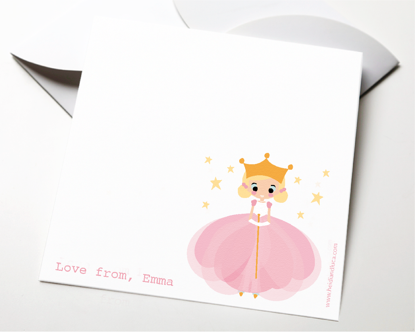 Princess Note Card