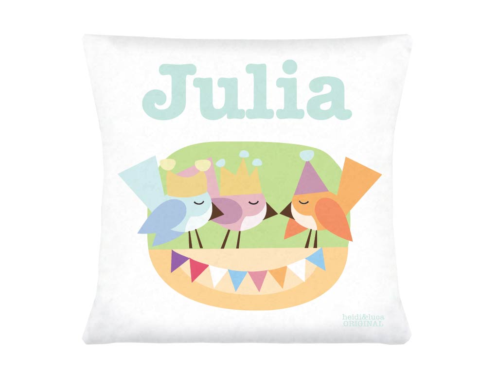 Little Birdies Cushion Cover