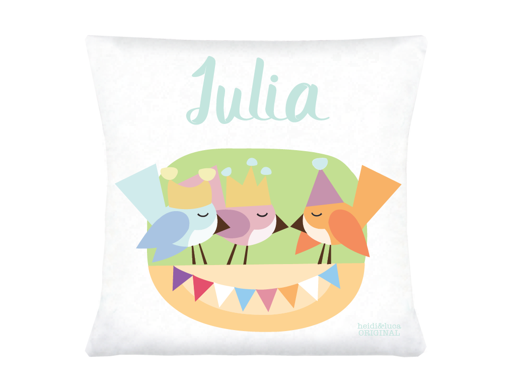 Little Birdies Cushion Cover