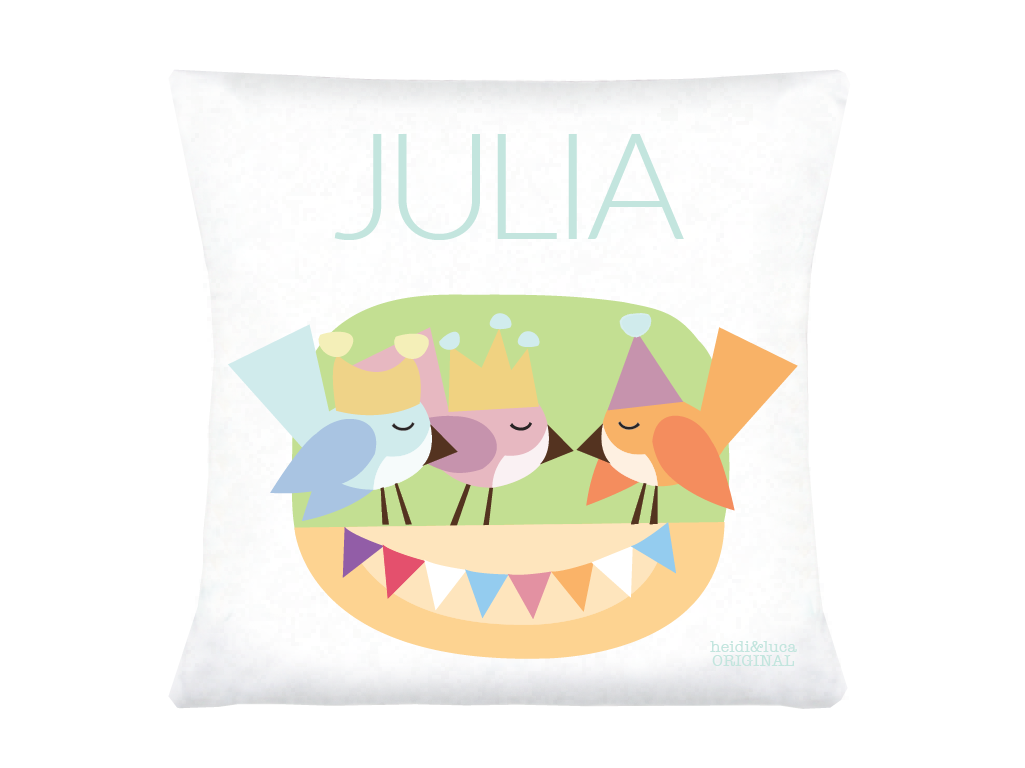 Little Birdies Cushion Cover