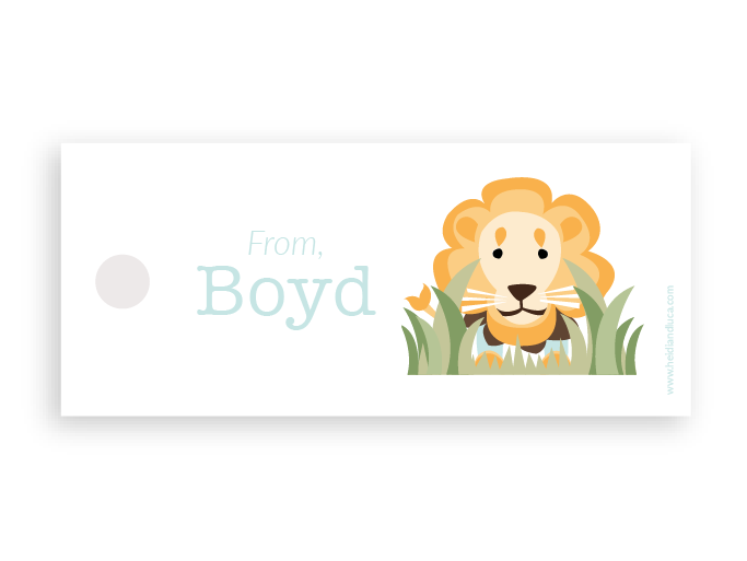Lionel Petite Gift Tag
