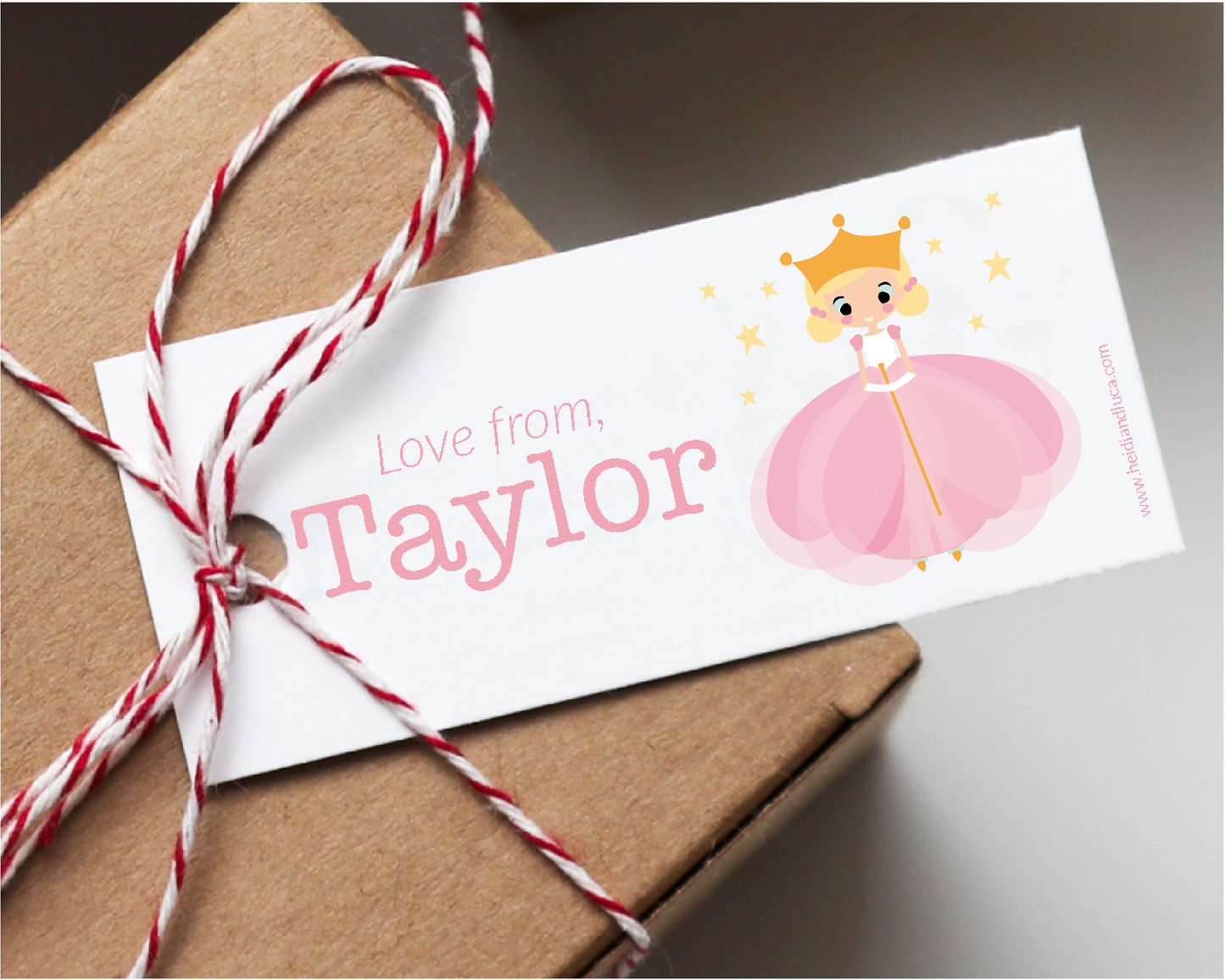 Princess Petite Gift Tag