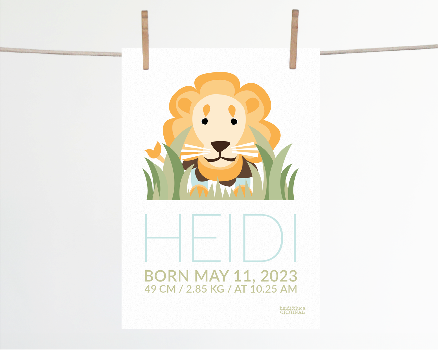 Lionel Birth Print