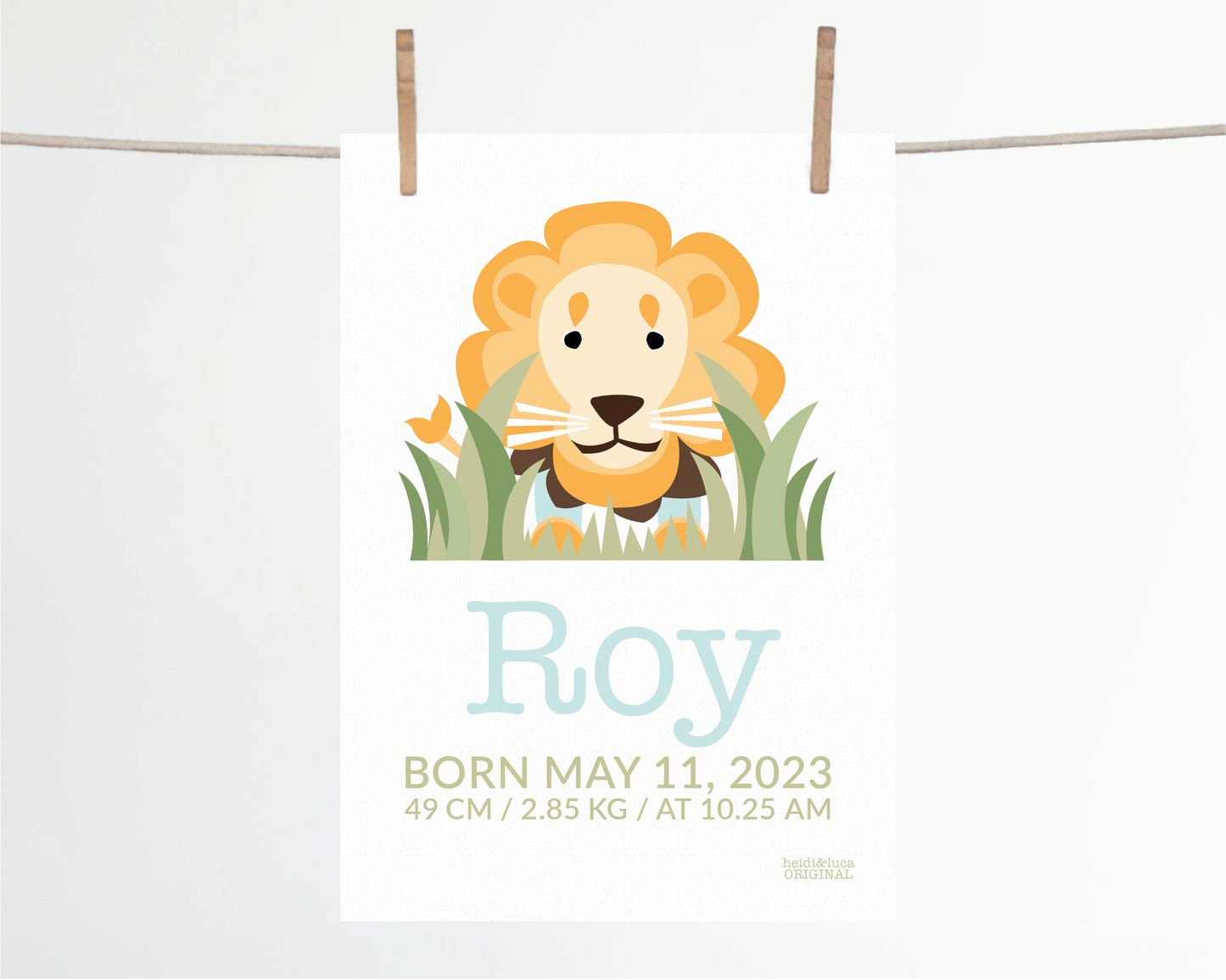 Lionel Birth Print
