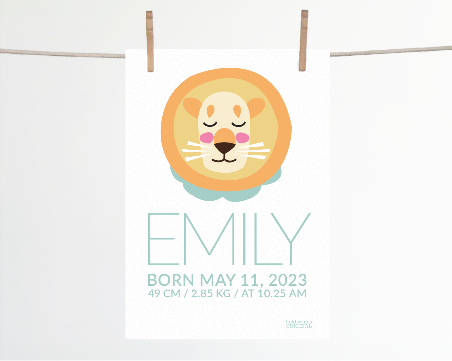 Lotti Birth Print