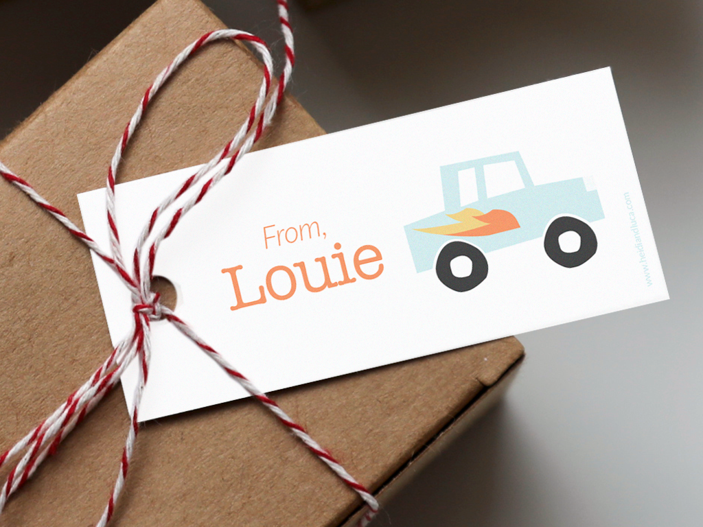 Flamin Charlie Petite Gift Tag