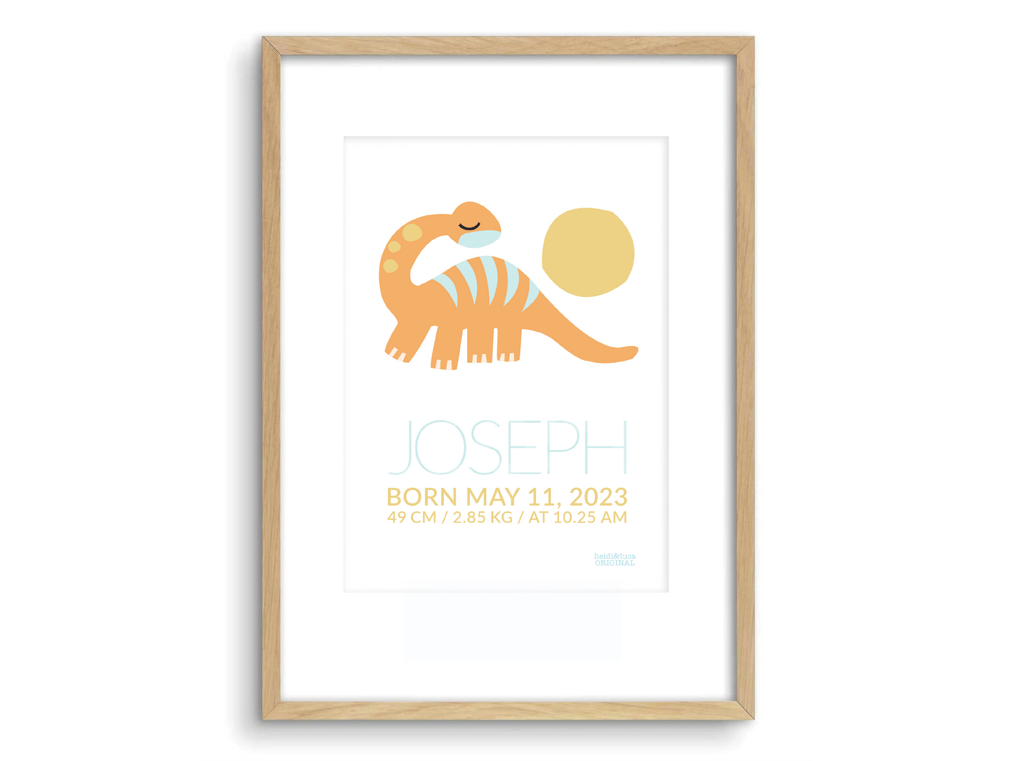 Elodie Birth Print