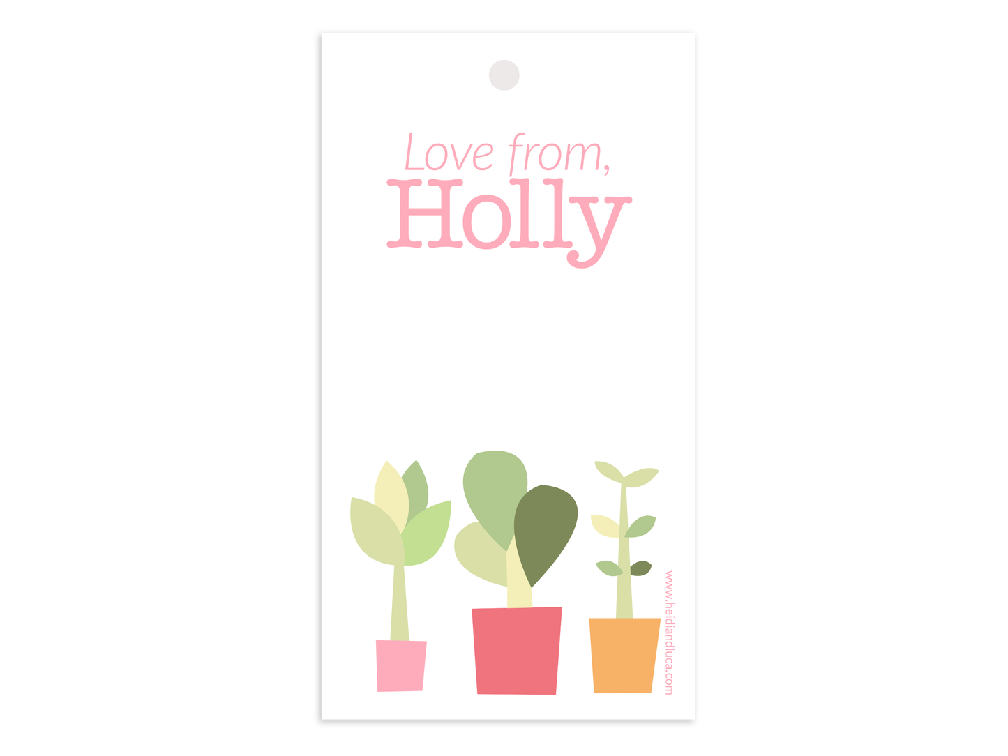 My Little Garden Gift Tag