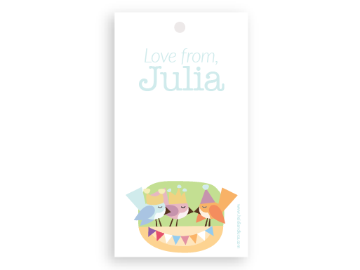 Little Birdies Gift Tag
