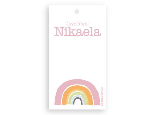 Rainbowlicious Gift Tag