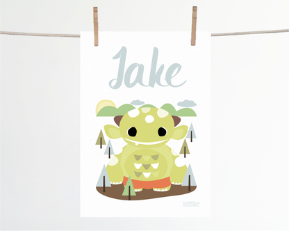 Milly the Monster Name Print
