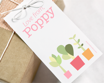 My Little Garden Gift Tag