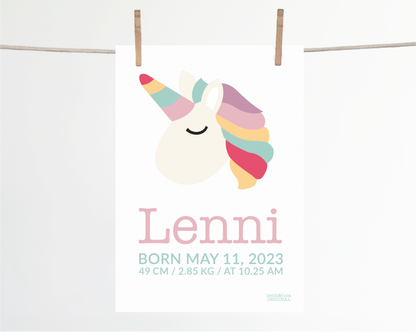 Lenni Birth Print