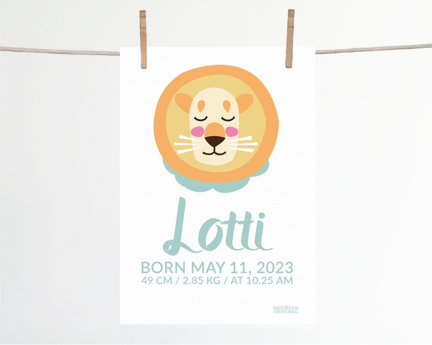 Lotti Birth Print