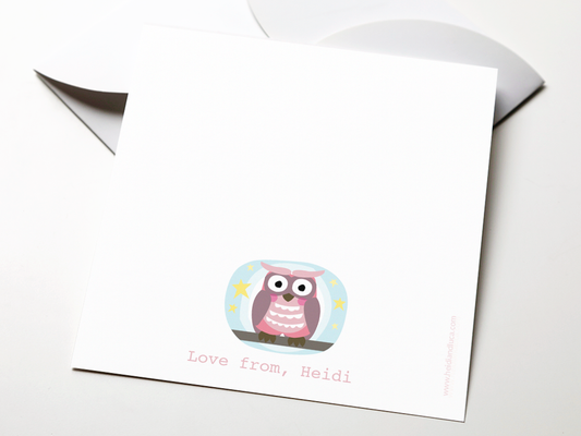 Cooky Owl Note Card